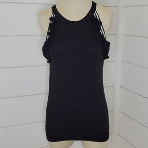 Juicy Couture medium black with white sweater tank